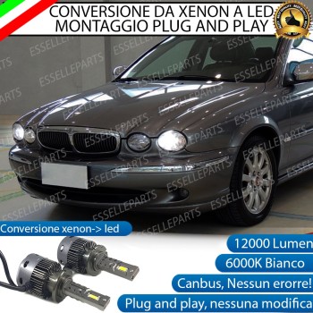 Coppia Lampade D2S Led Da Xenon a LED 12000 Lumen 6000K JAGUAR X-TYPE Coppia Lampade D2S Led Da Xenon a LED 12000 Lumen 6000K JAGUAR X-TYPE