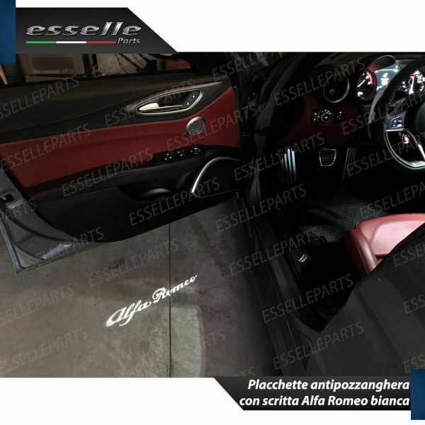 Kit Led interni + LED Targa 6000K + Proiettori logo PER ALFA ROMEO GIULIETTA Dal 2014