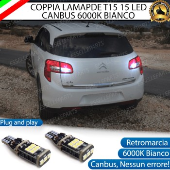 Luci Retromarcia 1200 LUMEN T15 W16W CANBUS 3.0 NO ERROR Luci Retromarcia 1200 LUMEN T15 W16W CANBUS 3.0 NO ERROR