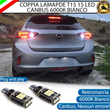 Luci Retromarcia 1200 LUMEN T15 W16W CANBUS 3.0 NO ERROR Luci Retromarcia 1200 LUMEN T15 W16W CANBUS 3.0 NO ERROR