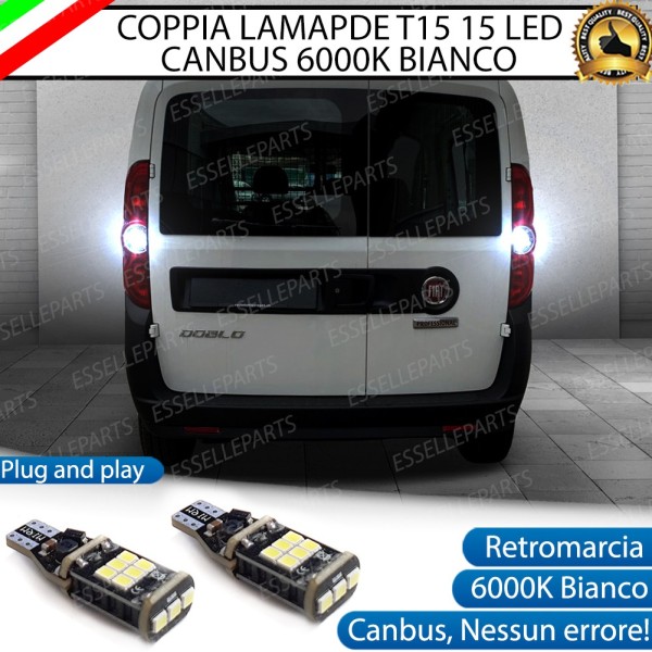 Luci Retromarcia 15 LED FIAT DOBLO II RESTYLING 1200 LUMEN