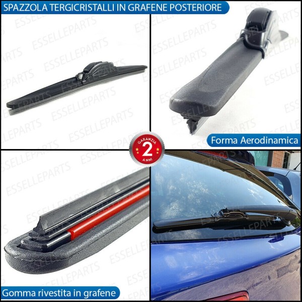 Kit Spazzola Tergilunotto Posteriore per Mitsubishi Colt VI