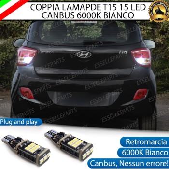 Luci Retromarcia a LED HYUNDAI I10 II 1200 LM T15 CANBUS