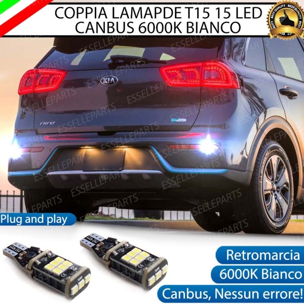 Luci Retromarcia 1200 LUMEN T15 W16W CANBUS 3.0 NO ERROR