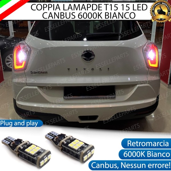 Luci Retromarcia 1200 LUMEN T15 W16W CANBUS 3.0 NO ERROR