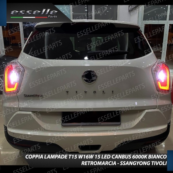 Luci Retromarcia 1200 LUMEN T15 W16W CANBUS 3.0 NO ERROR