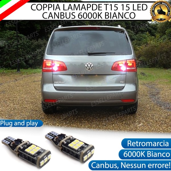 Luci Retromarcia 1200 LUMEN T15 W16W CANBUS 3.0 NO ERROR