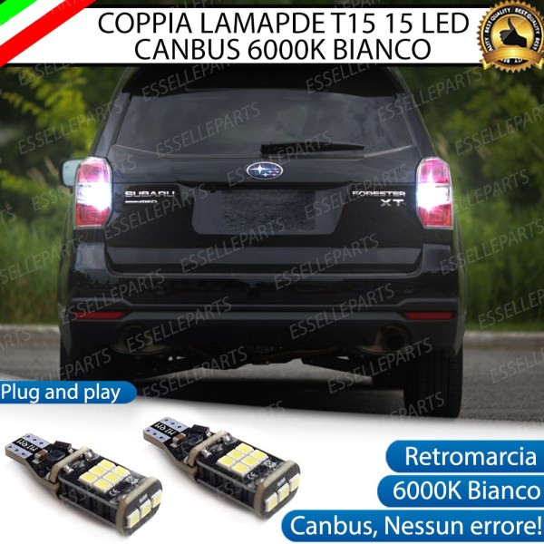 Luci Retromarcia 1200 LUMEN T15 W16W CANBUS 3.0 NO ERROR
