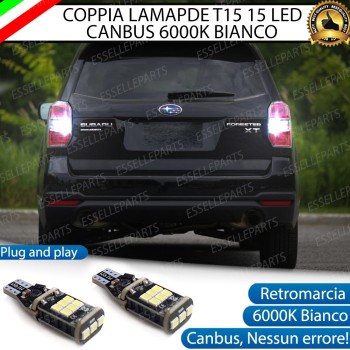 Luci Retromarcia 1200 LUMEN T15 W16W CANBUS 3.0 NO ERROR Luci Retromarcia 1200 LUMEN T15 W16W CANBUS 3.0 NO ERROR