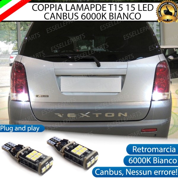 Luci Retromarcia 1200 LUMEN T15 W16W CANBUS 3.0 NO ERROR