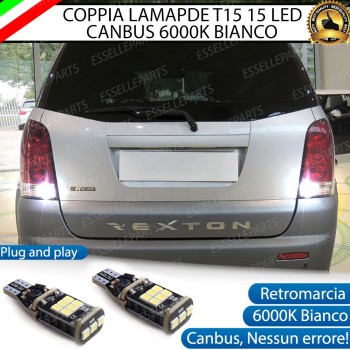 Luci Retromarcia 1200 LUMEN T15 W16W CANBUS 3.0 NO ERROR