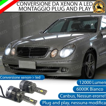 Conversione D2S Led Da Xenon a LED 12000 Lumen 6000K MERCEDES CLASSE E W211 DAL 2002 AL 2006 Conversione D2S Led Da Xenon a LED 12000 Lumen 6000K MERCEDES CLASSE E W211 DAL 2002 AL 2006