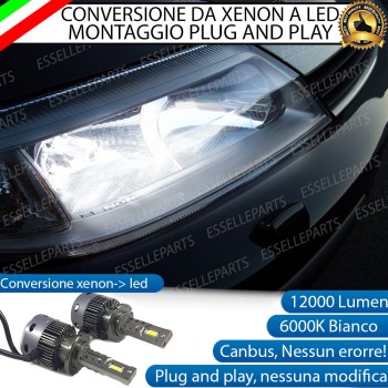 Coppia Lampade D2S Led Da Xenon a LED 12000 Lumen 6000K RENAULT LAGUNA MK2