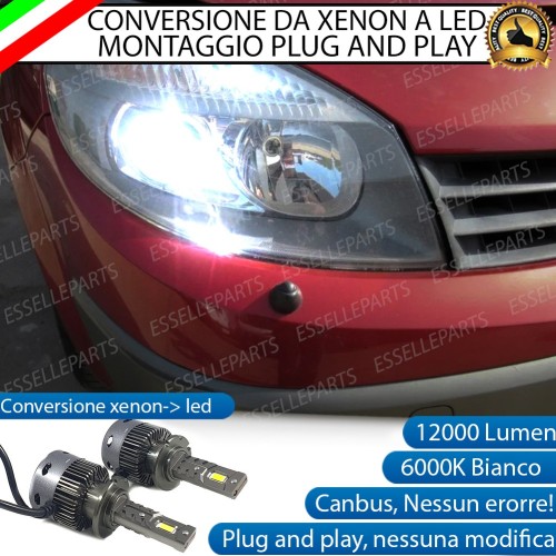 Conversione D2S Led Da Xenon a LED 12000 Lumen 6000K RENAULT SCENIC 2 FINO AL 08/2006