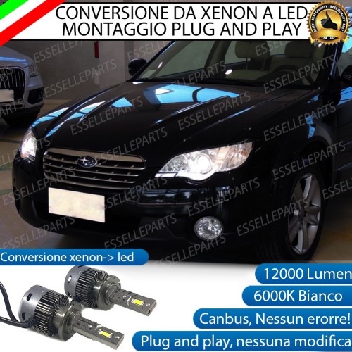Coppia Lampade D2S Led Da Xenon a LED 12000 Lumen 6000K SUBARU LEGACY IV