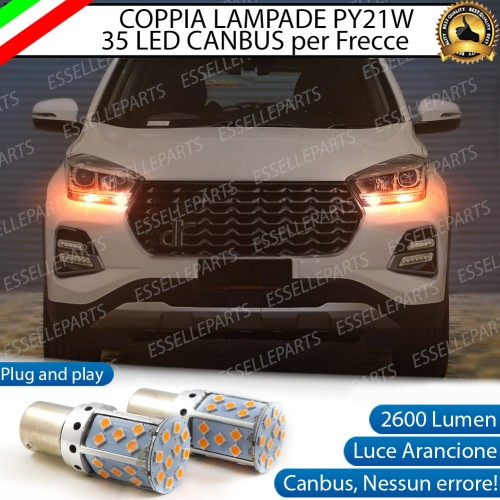 Coppia Frecce Anteriori PY21W 35 LED Canbus DR 4.0