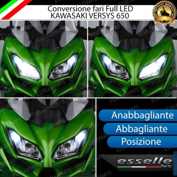 Conversione Fari Full LED ULTRA COMPATTA per KAWASAKI Versys 650 2015-2016 ABS