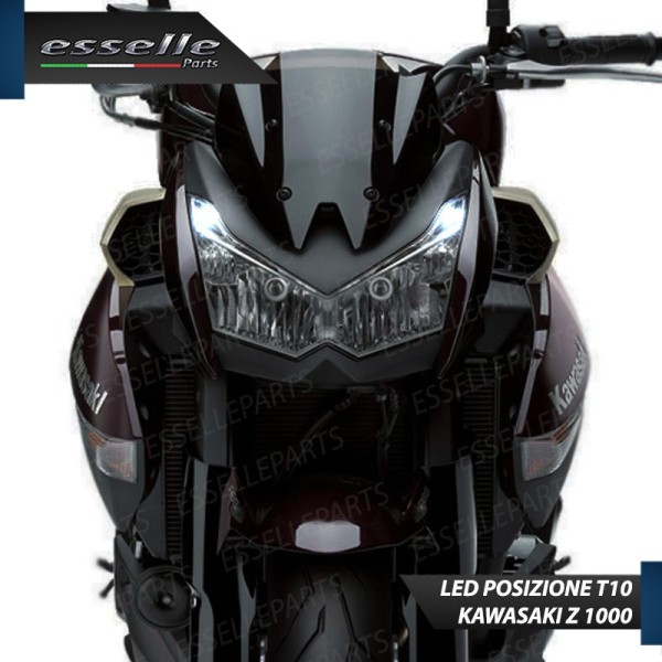 Luci posizione T10 5 LED Canbus per KAWASAKI Z 1000 2010-2013