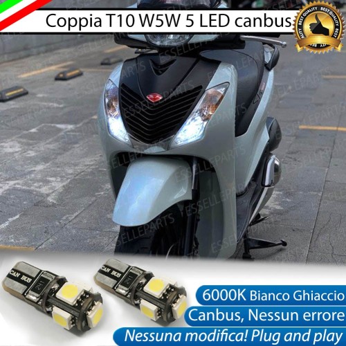 Luci posizione T10 5 LED Canbus Honda SH 150 2009-2012 i