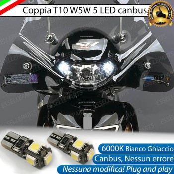 Luci posizione T10 5 LED Canbus Honda SH 125 2000-2004 Luci posizione T10 5 LED Canbus Honda SH 125 2000-2004