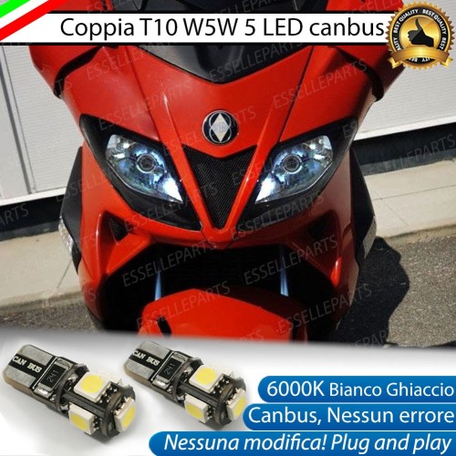Luci posizione T10 5 LED Canbus Gilera Nexus 250 2006-2008