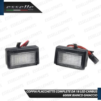 Placchette Luci targa 18 LED Canbus MERCEDES ML W164