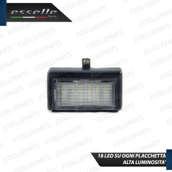 Placchette Luci targa 18 LED Canbus MERCEDES ML W164