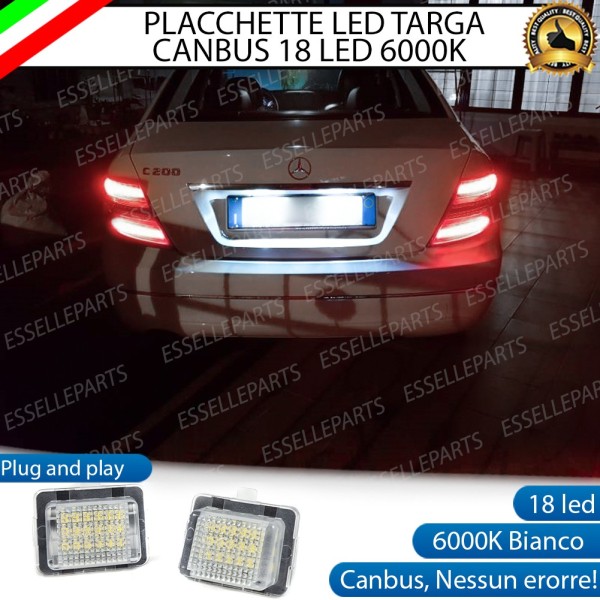 Placchette LED Targa da 18 LED Classe C W204 Restyling