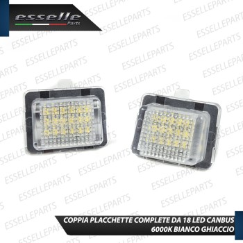 Placchette LED Targa da 18 LED Classe C W204 Restyling