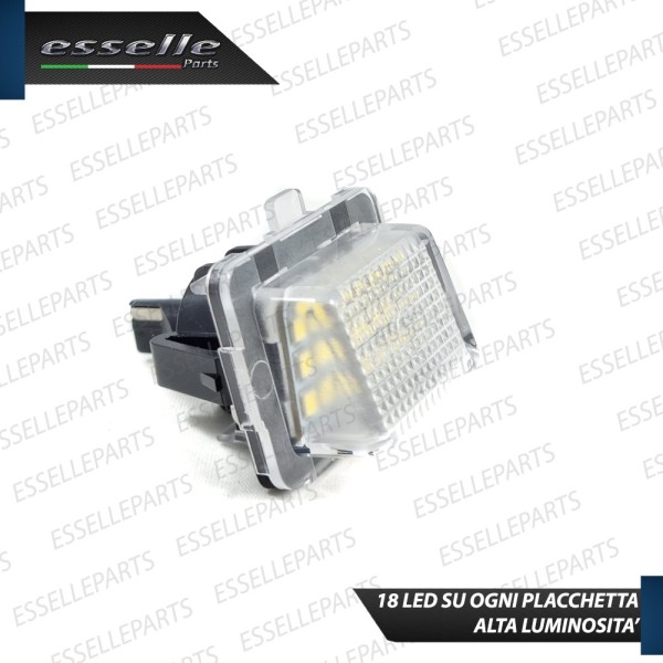 Placchette LED Targa da 18 LED Classe C W204 Restyling