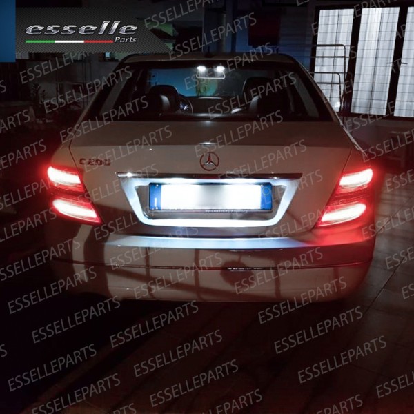 Placchette LED Targa da 18 LED Classe C W204 Restyling