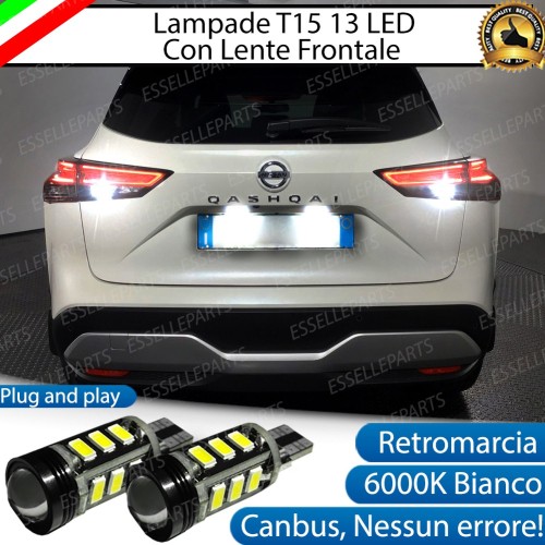 Luci Retromarcia Led Canbus QASHQAI III J12 6000K Luce Bianca No Error
