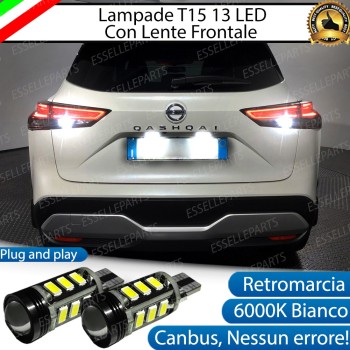 Luci Retromarcia Led Canbus QASHQAI III J12 6000K Luce Bianca No Error