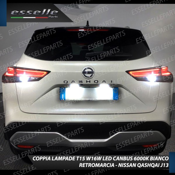 Luci Retromarcia Led Canbus QASHQAI III J12 6000K Luce Bianca No Error