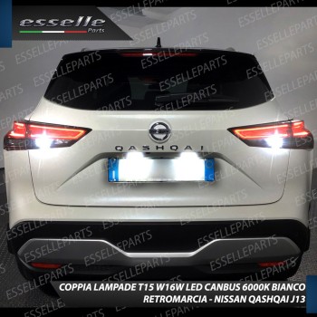 Luci Retromarcia Led Canbus QASHQAI III J12 6000K Luce Bianca No Error
