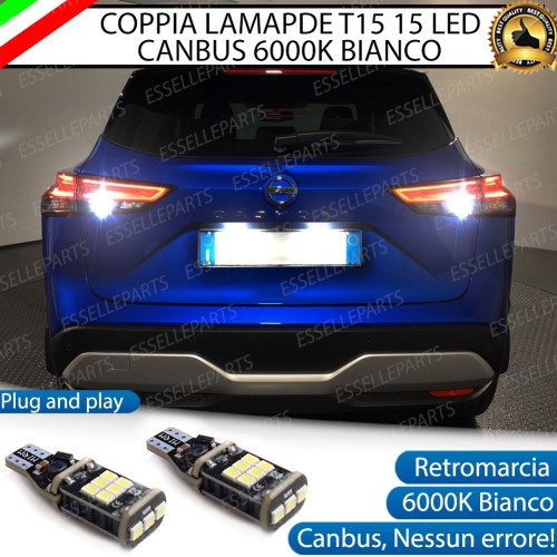 Luci Retromarcia a LED QASHQAI III J12 1200 LM T15 CANBUS