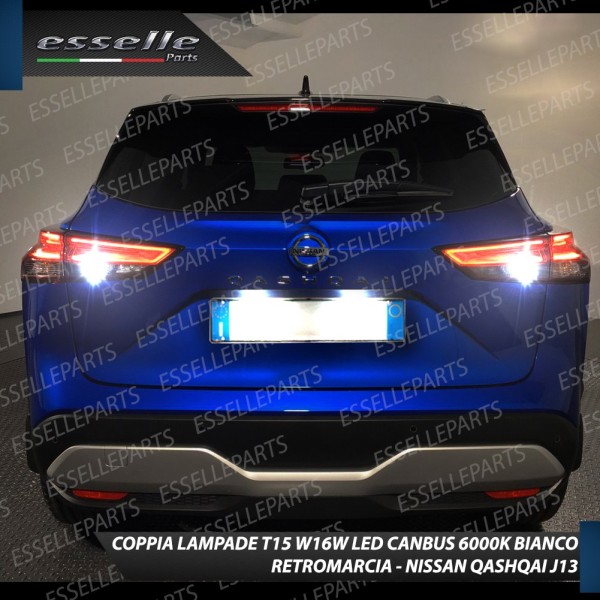 Luci Retromarcia a LED QASHQAI III J12 1200 LM T15 CANBUS