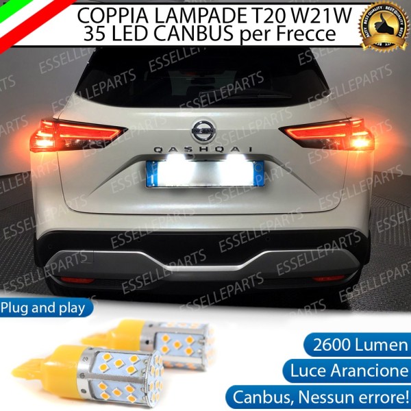 Lampade LED Frecce Posteriori Per Nissan Qashqai J12 Canbus