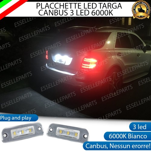 Placchette Luci targa LED Canbus MERCEDES ML W164