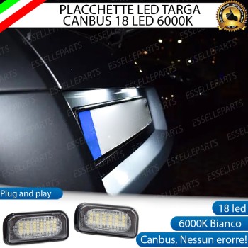 Placchette Luci targa 18 LED Canbus CHRYSLER CROSSFIRE Placchette Luci targa 18 LED Canbus CHRYSLER CROSSFIRE