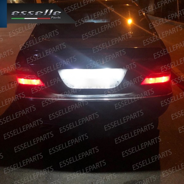 PER MODELLI BERLINA - Placchette Luci targa 18 LED Canbus MERCEDES CLASSE C W203