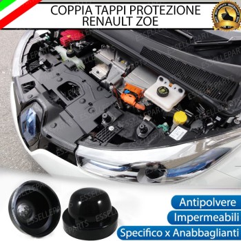 Cuffie Tappi Faro Maggiorati in Gomma per Renault Zoe