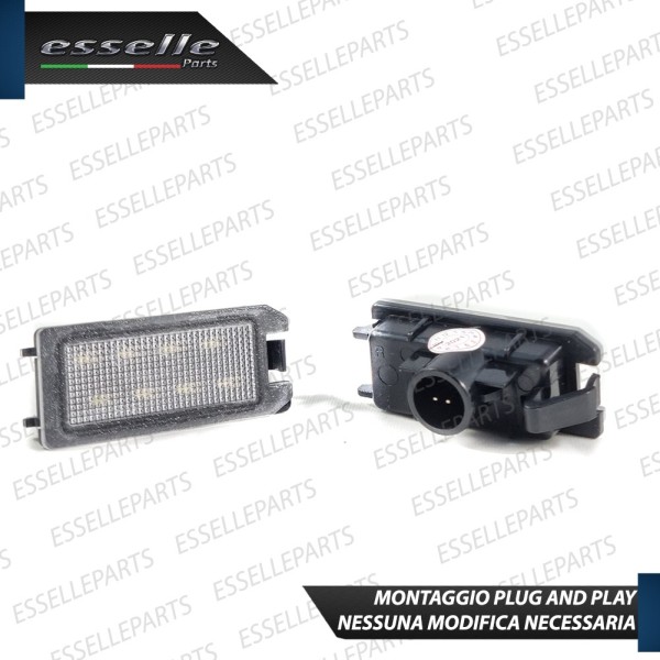 Placchette Luci targa LED Canbus  JEEP GRAND CHEROKEE IV WK2 RESTYLING