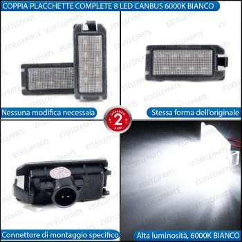 Placchette Luci targa LED Canbus  JEEP PATRIOT Placchette Luci targa LED Canbus  JEEP PATRIOT