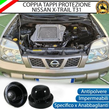 Cuffie Tappi Faro Maggiorati in Gomma per Nissan X Trail MK2