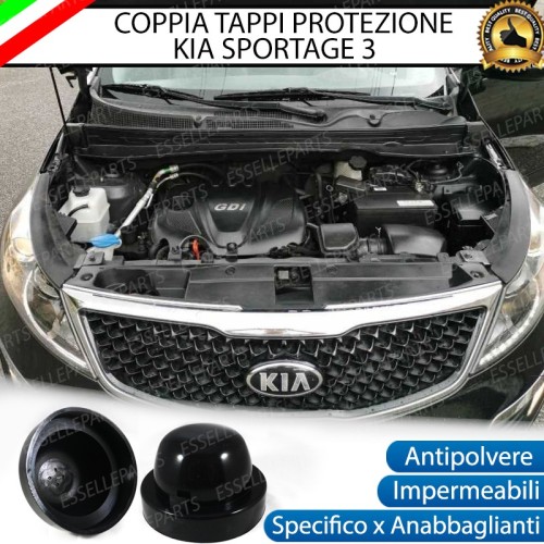 Cuffie Tappi Faro Maggiorati in Gomma per Kia Sportage 3