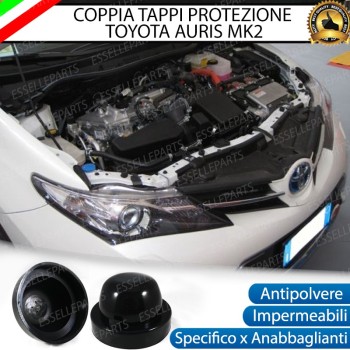 Cuffie Tappi Faro Maggiorati in Gomma per Toyota Auris MK2