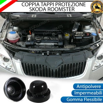 Cuffie Tappi Faro Maggiorati in Gomma per Skoda Roomster