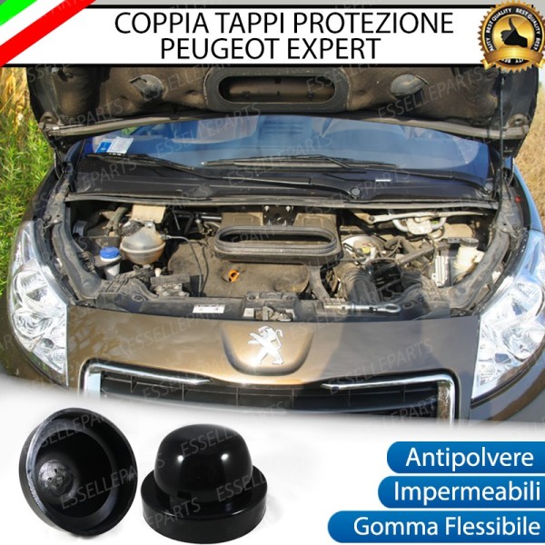 Tappi Coprifaro Anabbaglianti Maggiorati in Gomma per Peugeot Expert II