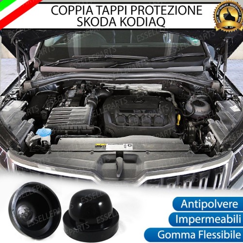 Cuffie Tappi Fari Maggiorati in Gomma per Skoda Kodiaq